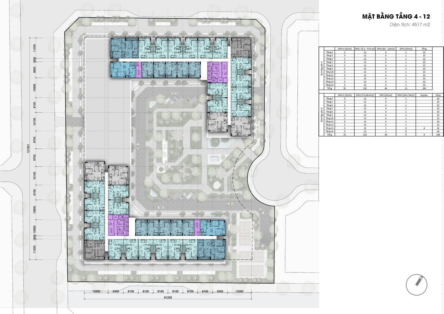 mặt bằng dự án long biên central